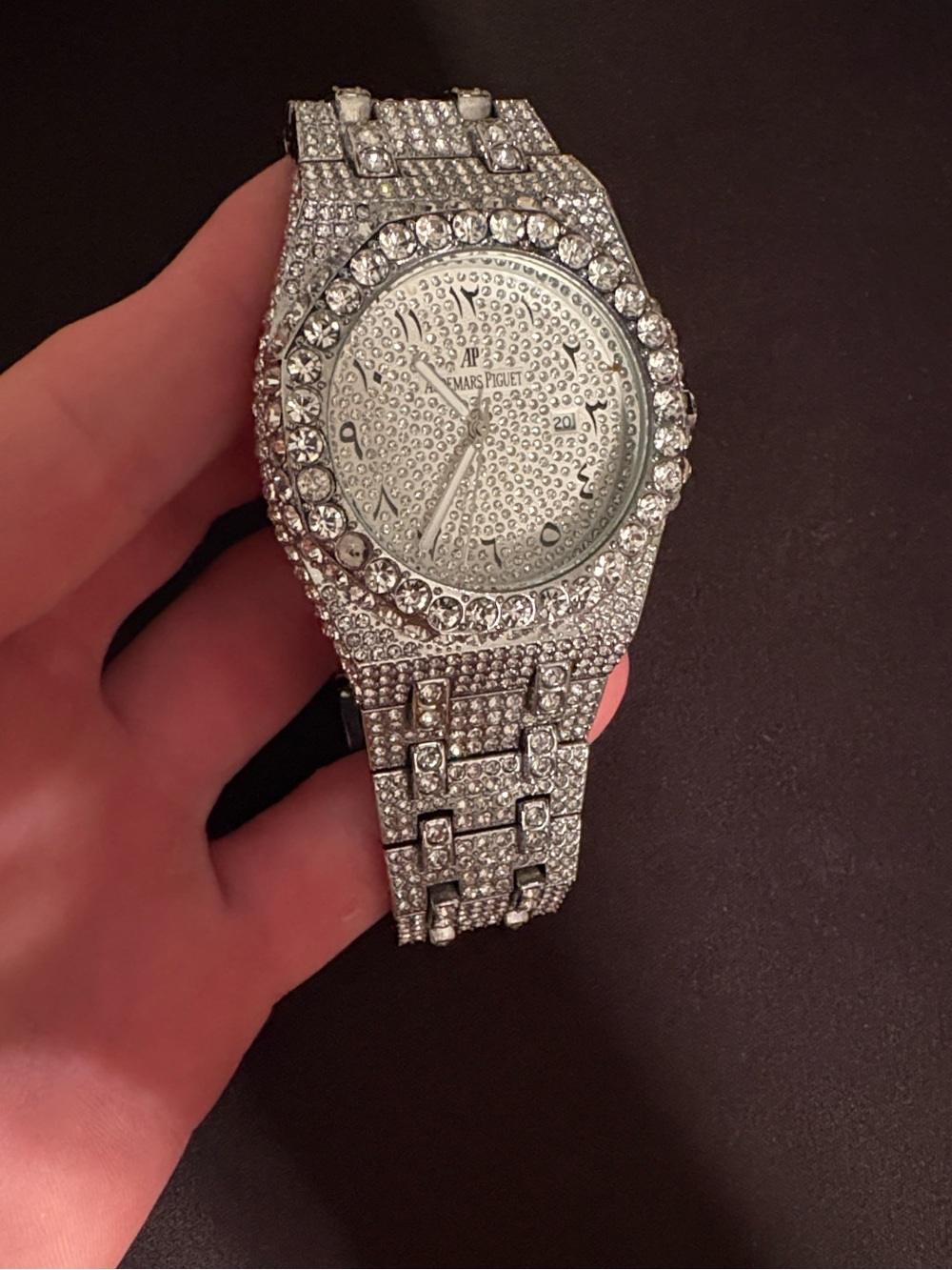 Audemars Piguet Moissanite Diamond Watch